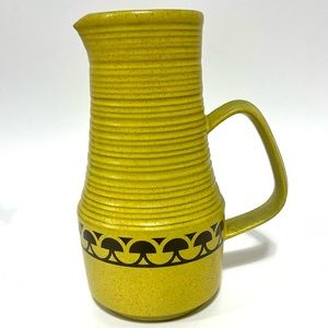 Mikasa Tomah Painted Sands Light Green Pitcher Japan #6519